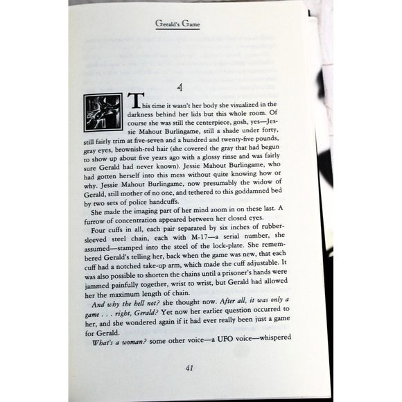 1992 First Edition Gerald's Game By Stephen King Hardcover Book Suspense - Picture 8 of 10